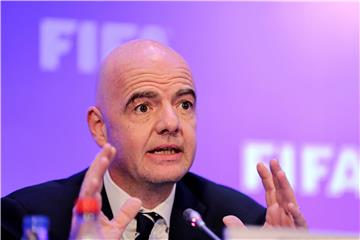 INDIA SOCCER FIFA INFANTINO