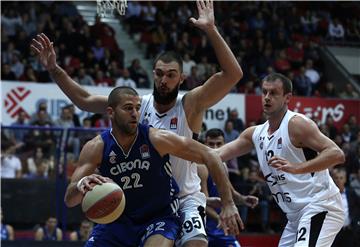 Utakmica košarkaške ABA lige Cibona - Partizan