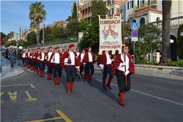 Proslava 25. obljetnice vojno redarstvenih operacija oslobođenja juga Hrvatske u Dubrovniku