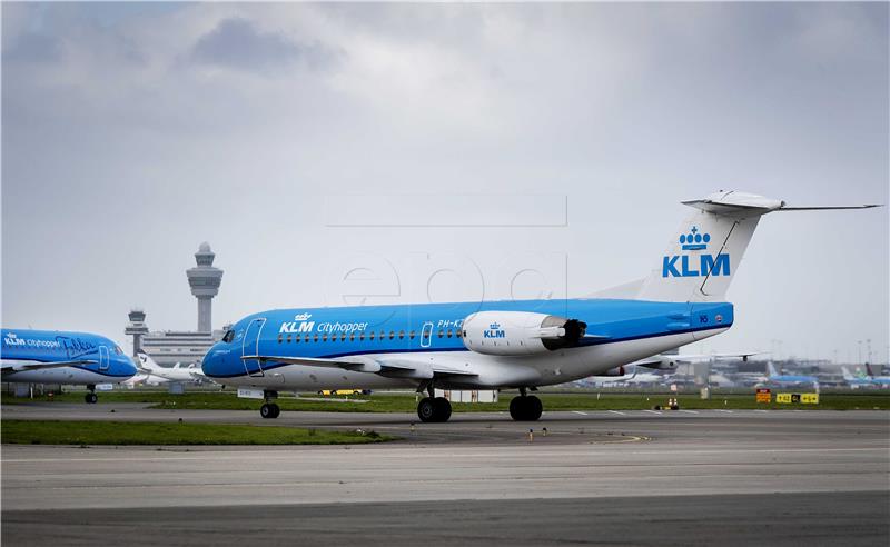 NETHERLANDS KLM LAST FOKKER PLANE