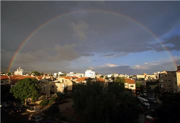 CYPRUS WEATHER RAINBOW