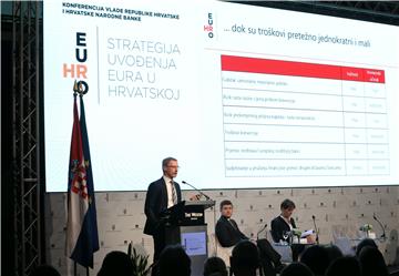 Konferencija "Strategija uvođenja eura u Hrvatskoj".