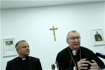 Državni tajnik Svete Stolice Pietro Parolin na Hrvatskom katoličkom sveučilištu nazočio proslavi dana HKS-a