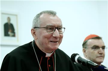 Državni tajnik Svete Stolice Pietro Parolin na Hrvatskom katoličkom sveučilištu nazočio proslavi dana HKS-a