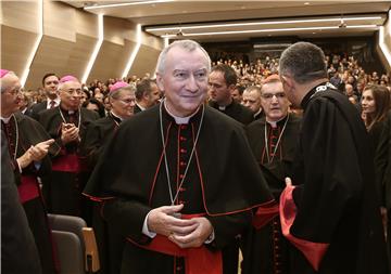 Državni tajnik Svete Stolice Pietro Parolin na proslavi dana Hrvatskog katoličkog sveučilišta