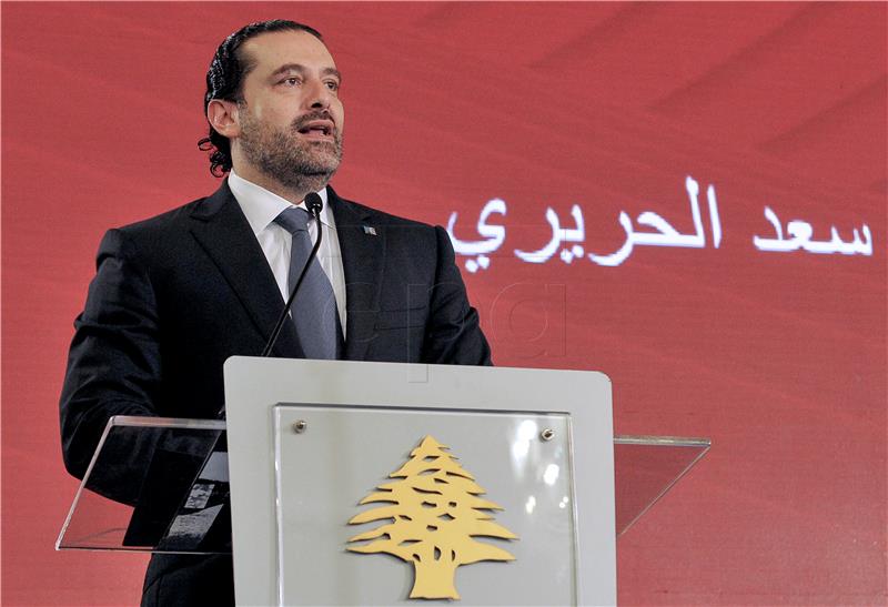 LEBANON SAAD HARIRI RESIGNS