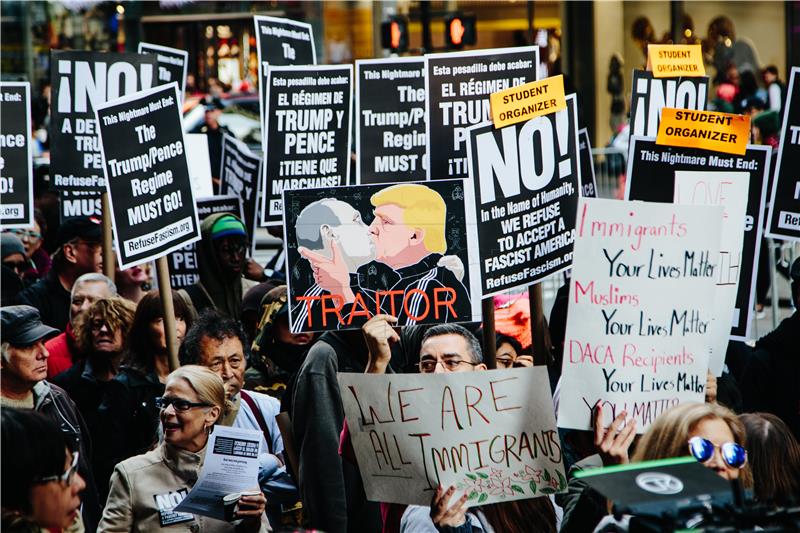 USA NEW YORK TRUMP PROTEST