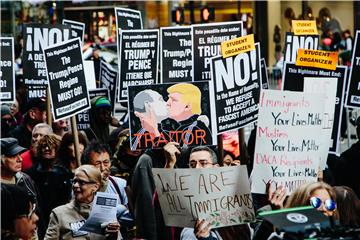 USA NEW YORK TRUMP PROTEST