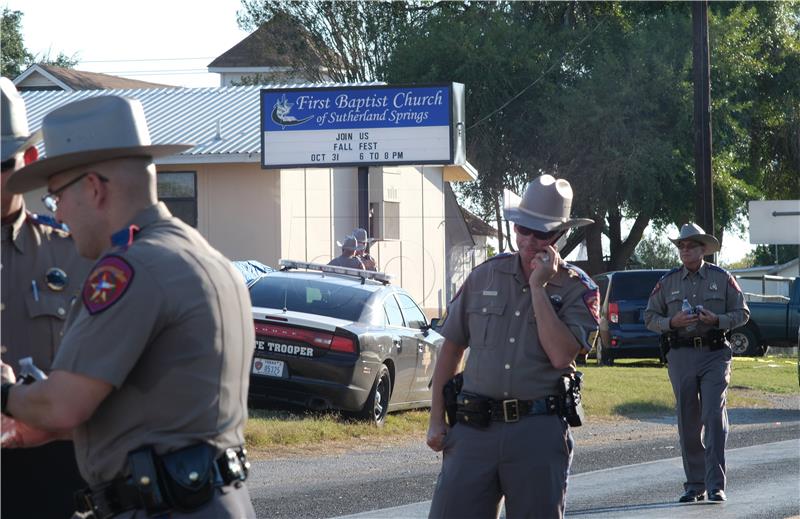 USA TEXAS CHURCH SHOOTING