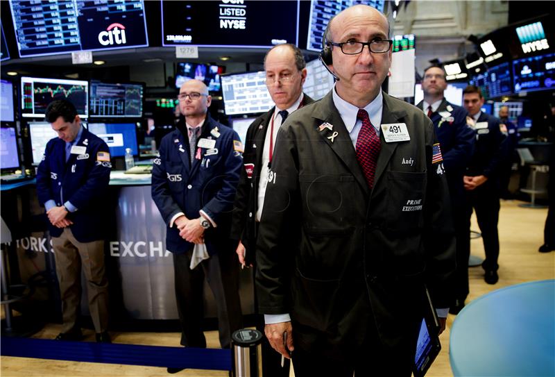 USA NEW YORK STOCK EXCHANGE MOMENT OF SILENCE