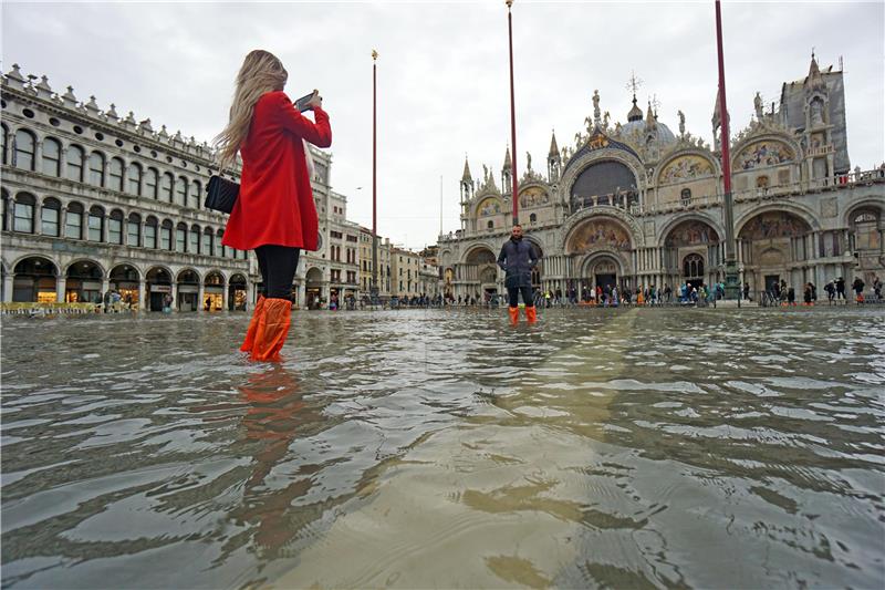 ITALY HIGH WATER IN VENICE