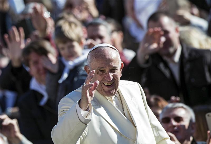 VATICAN BELIEF POPE GENERAL AUDIENCE