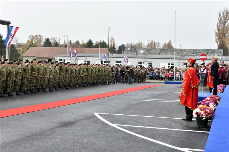 Hrvatska vojska u Vukovaru, svečano otvorena vojarna "204. brigade Hrvatske vojske"