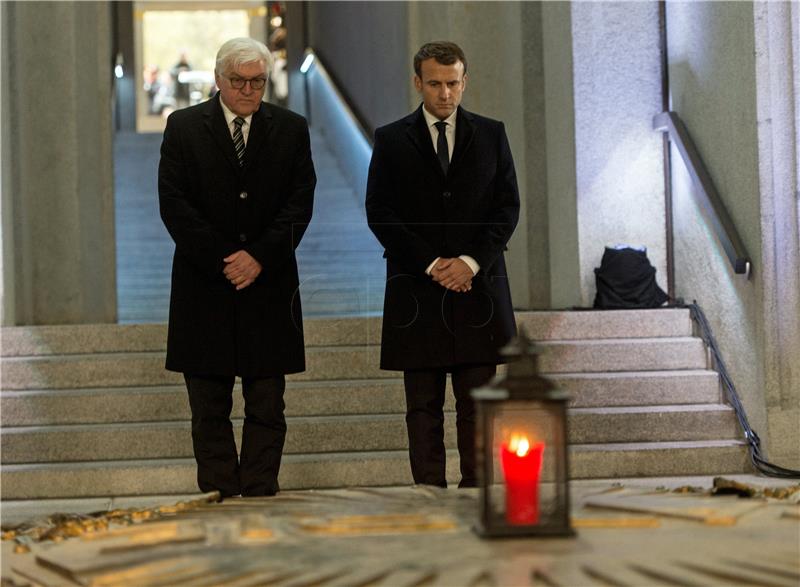 FRANCE GERMANY WORLD WAR I CEREMONY