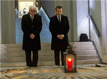 FRANCE GERMANY WORLD WAR I CEREMONY