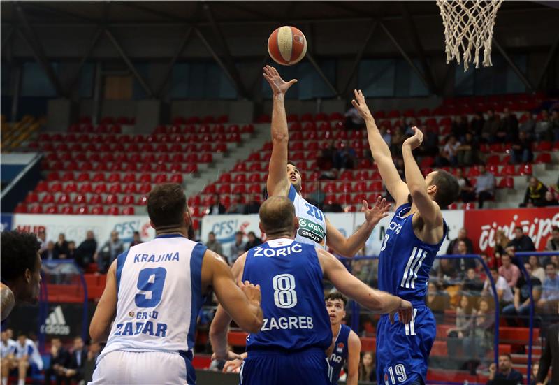 Utakmica regionalne košarkaške ABA lige Cibona - Zadar