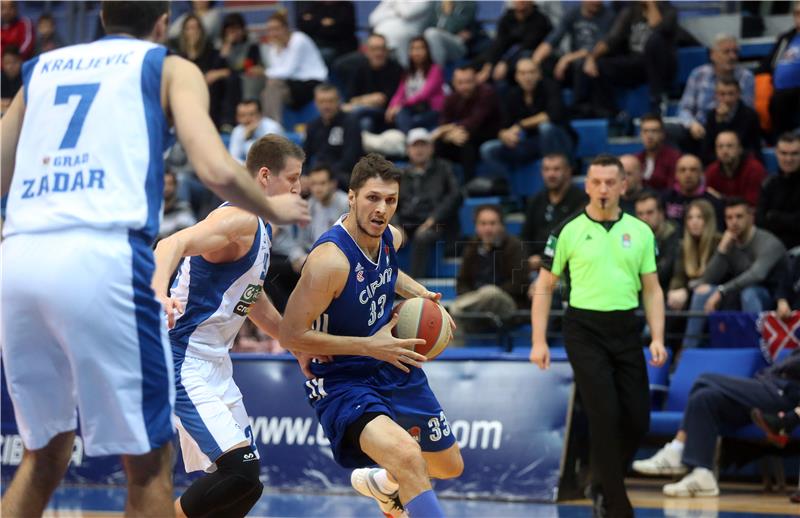 Utakmica regionalne košarkaške ABA lige Cibona - Zadar