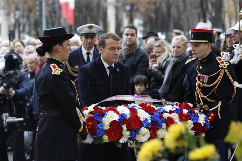 FRANCE ARMISTICE DAY ANNIVERSARY