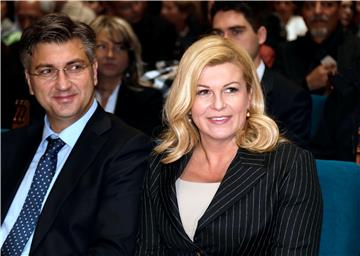 Grabar-Kitarović: Nisam u sukobu s premijerom