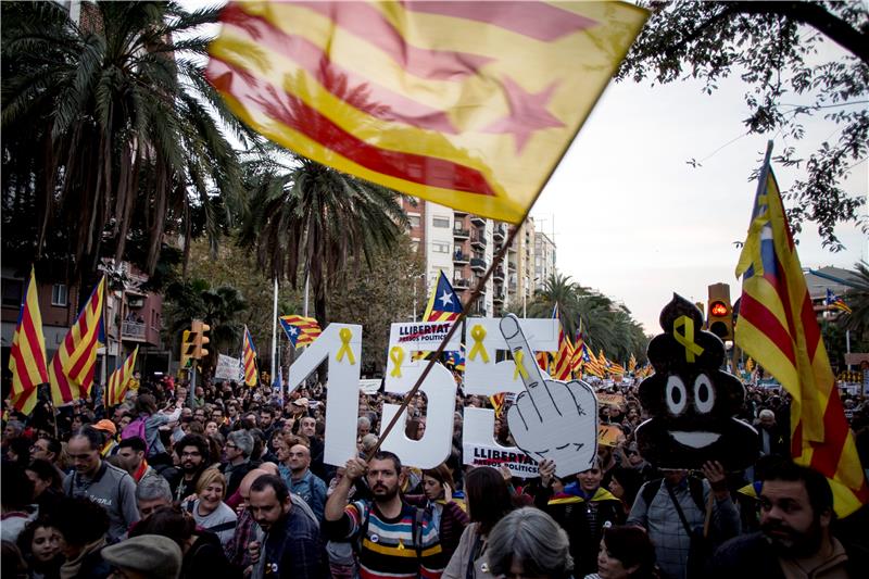 SPAIN CATALONIA INDEPENDENCE RALLY