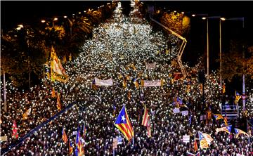 SPAIN CATALONIA INDEPENDENCE RALLY