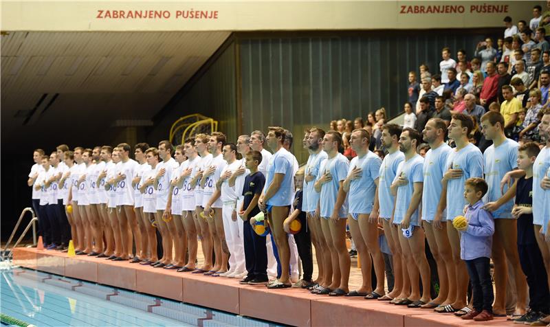 Revijalna utakmica  POŠK - hrvatska vaterpolo reprezentacija