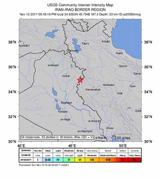 IRAQ IRAN EARTHQUAKE