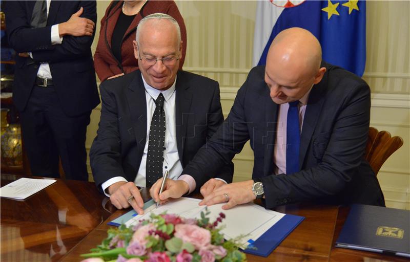 Croatia and Israel ink agricultural cooperation agreement