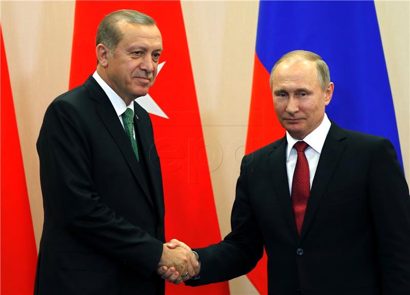 Putin i Erdogan žele napredak političkog procesa u Siriji