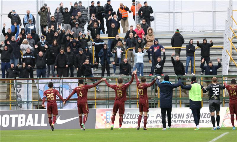 Utakmica hrvatskog nogometnog Kupa Gorica - Rijeka