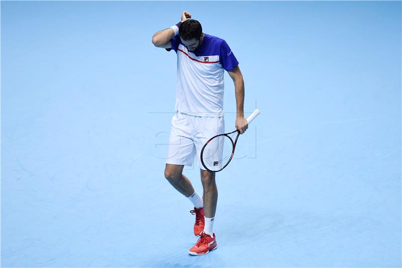 BRITAIN TENNIS ATP WORLD TOUR FINALS