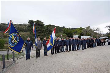 Split: Svečano postrojavanje pripadnika udruge veterana 'Kašjuni'