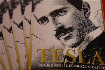 Promotion of a magazine 'Nikola Tesla - a man who invented the 20th century'