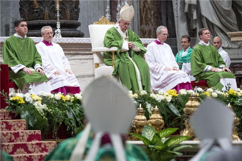 VATICANRELIGION POPE MASS