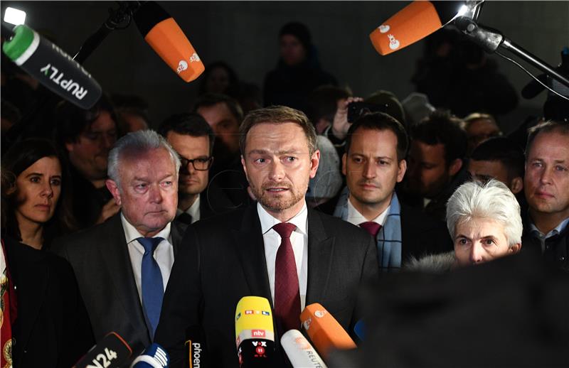 FDP objavio da su njemački koalicijski pregovori propali