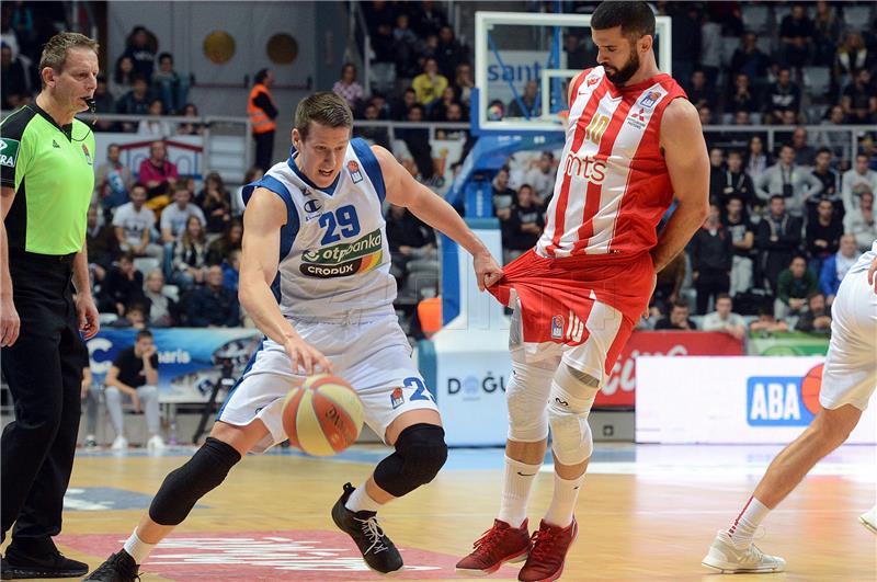 Utakmica košarkaške ABA lige Zadar - Crvena zvezda