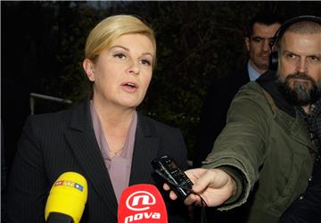 Predsjednica posjetila klizište Grohovo - Lopača