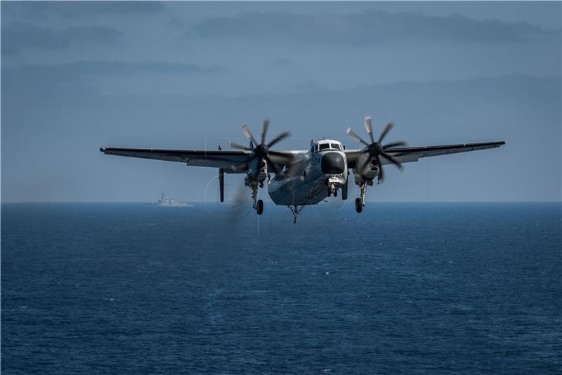 (FILE) AT SEA PHILIPPINE SEA USA DEFENSE AIRCRAFT CRASH