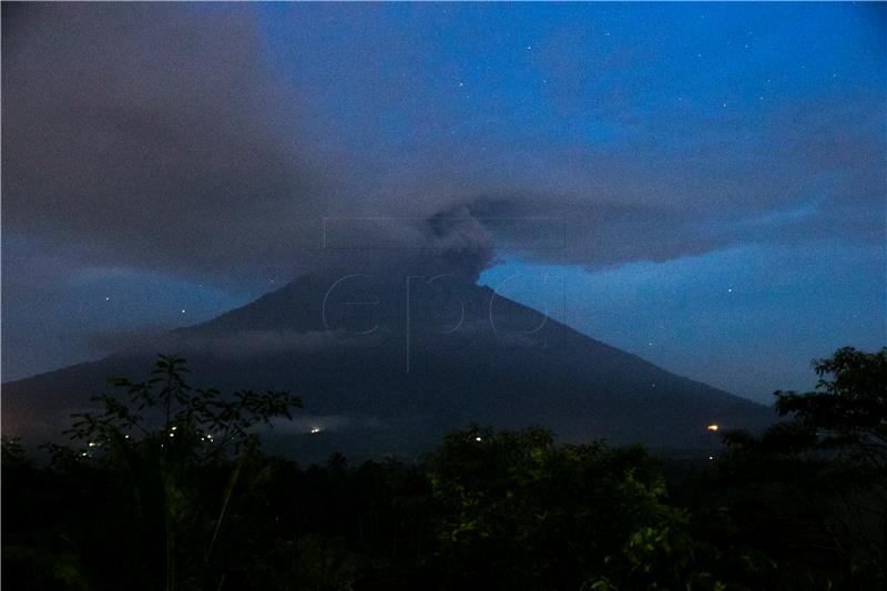 INDONESIA BALI VOLCANO ERUPTION