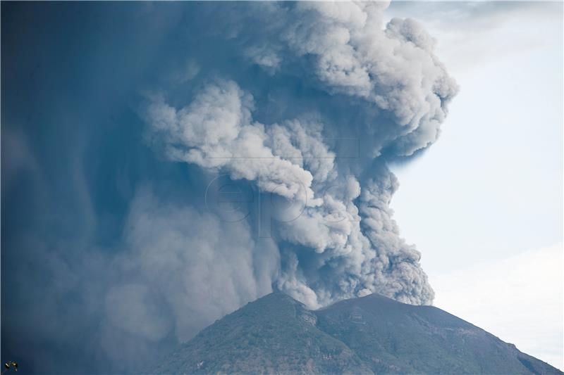 INDONESIA BALI VOLCANO ERUPTION