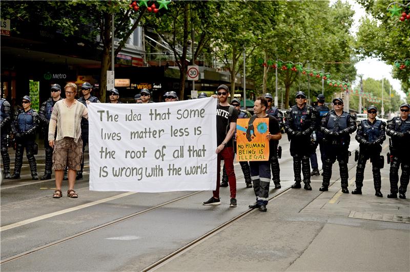 AUSTRALIA PROTESTS MANUS ISLAND