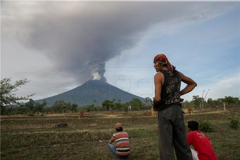 INDONESIA BALI VOLCANO ERUPTION