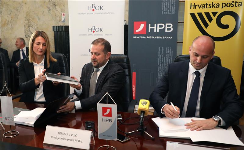 HBOR, HPB i HP potpisali ugovor o zajedničkom kreditiranju