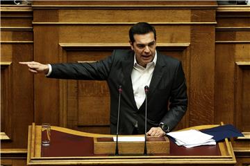 GREECE PARLIAMENT DEBATE