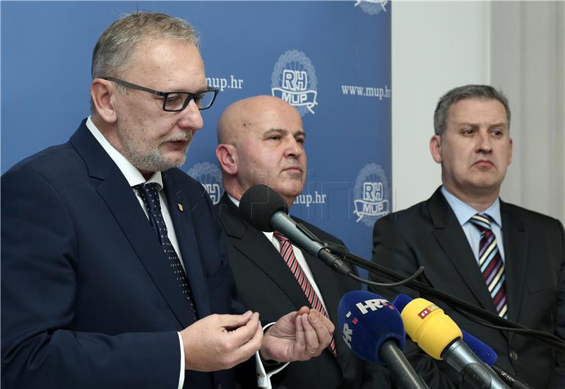 Tiskovna konferencija u Ministarstvu unutarnjih poslova