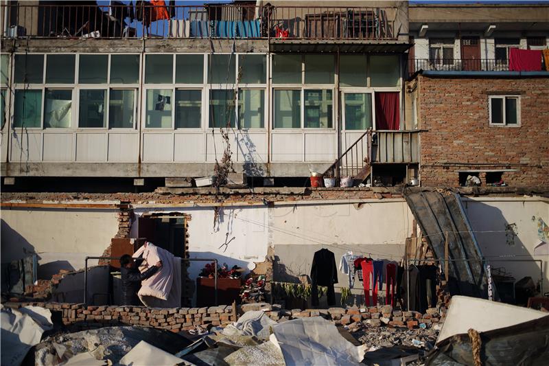 CHINA PHOTO SET BEIJING MIGRANT WORKERS