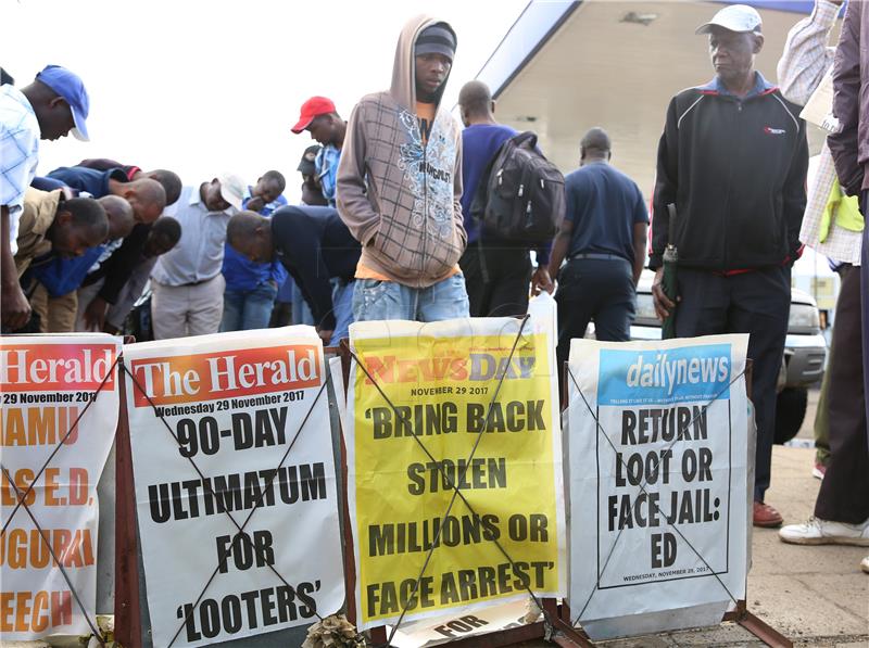 ZIMBABWE ULTIMATUM TO BRING BACK FUNDS