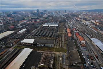 Panoramska fotografija Zagreba