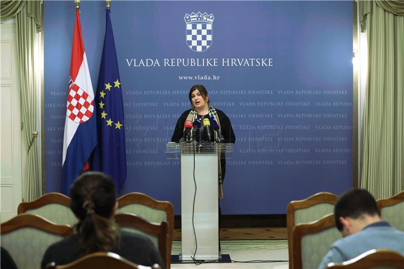 Tiskovna konferencija ministrice Žalac