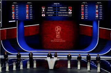 RUSSIA SOCCER DRAW FIFA WORLD CUP 2018